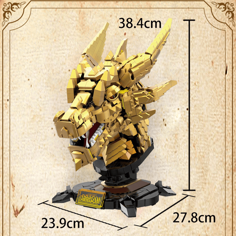 Gold Edition Dragon Head 2571pcs