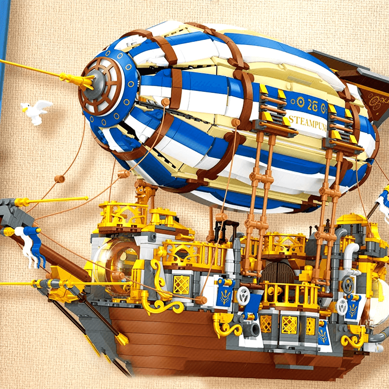 SteamPunk Airship 3271pcs