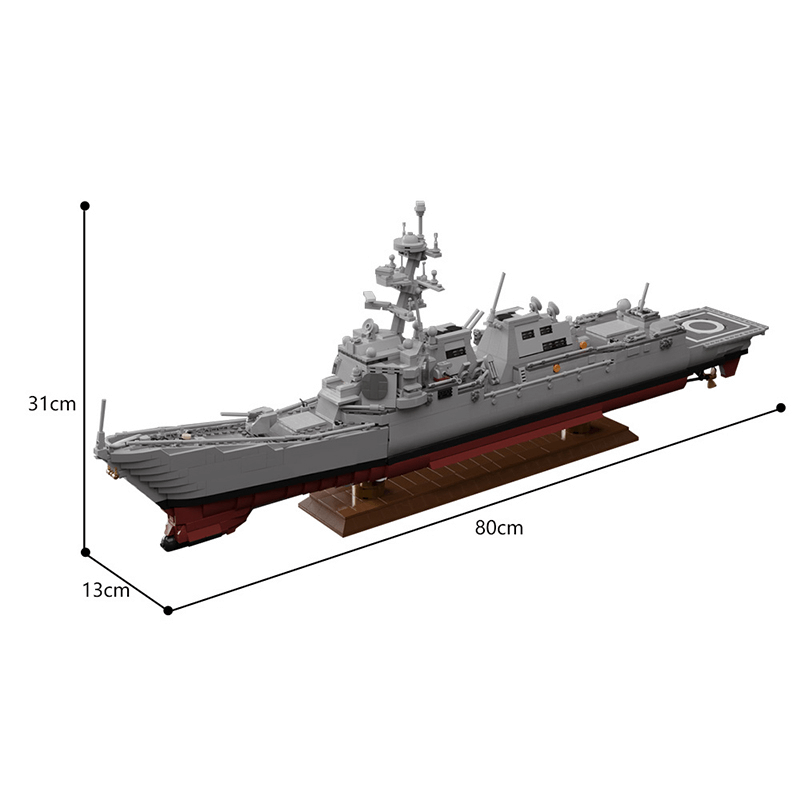 Arleigh Burke-Class Destroyer 2733pcs