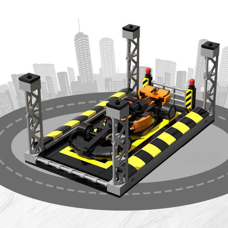 Modular 1:18 Scale Car Park 190pcs