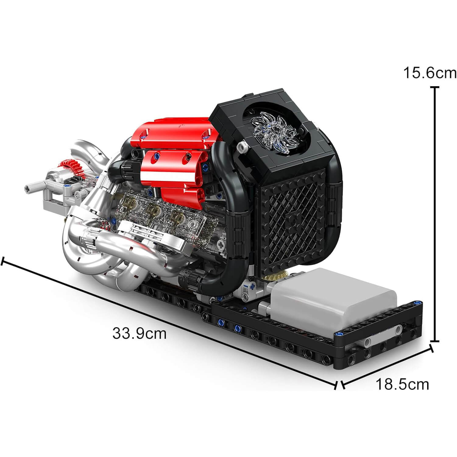 Grand Prix Race Car Engine 979pcs