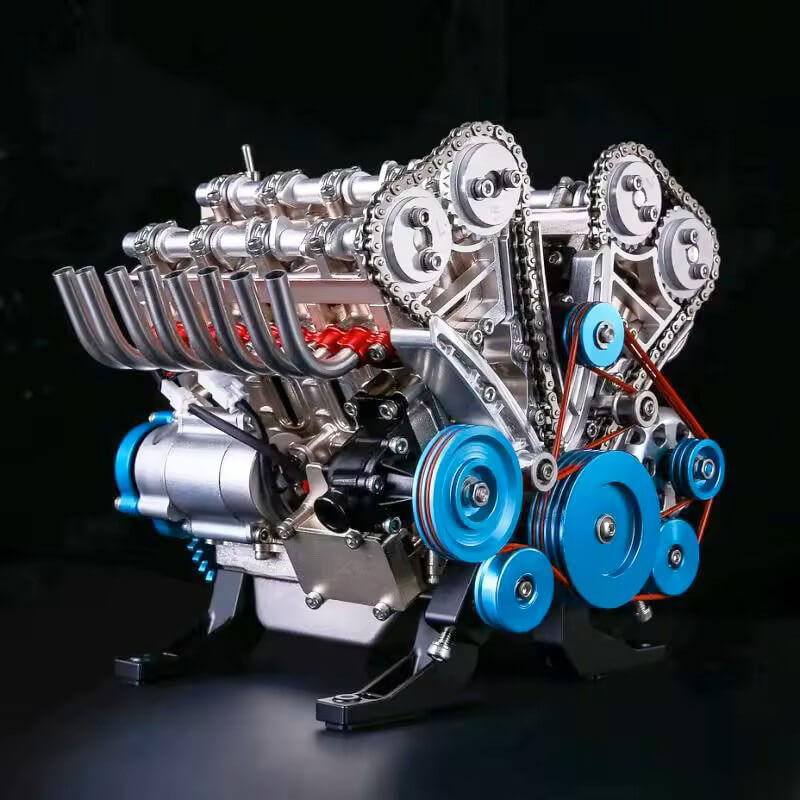 Exposed V8 Engine - Metal Construction Set