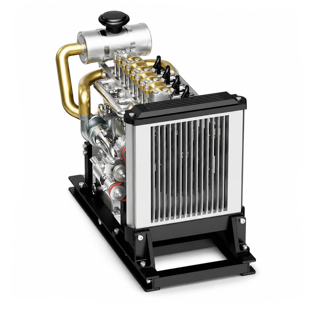 Classic Diesel Engine - Metal Construction Set