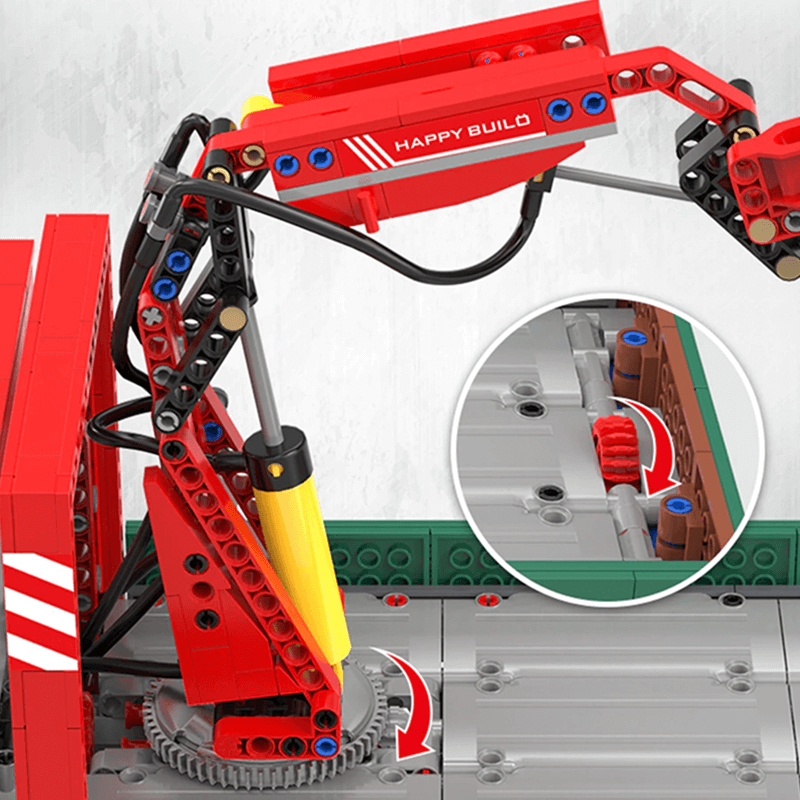 Remote Controlled Crane Truck 1476pcs