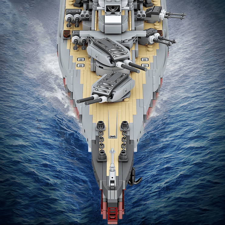Bismarck Battleship 2080pcs