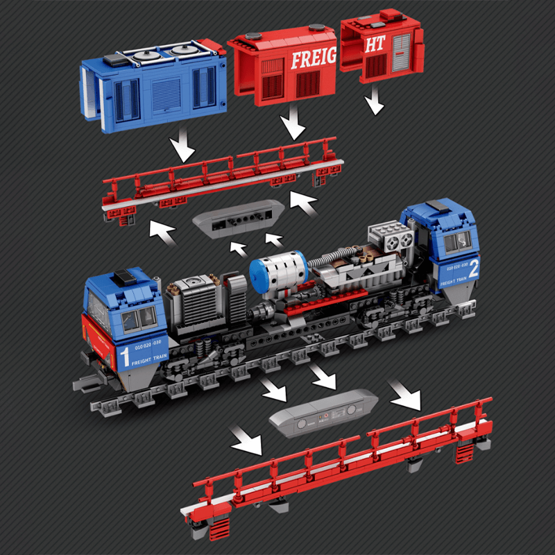 Freight Train 1979pcs