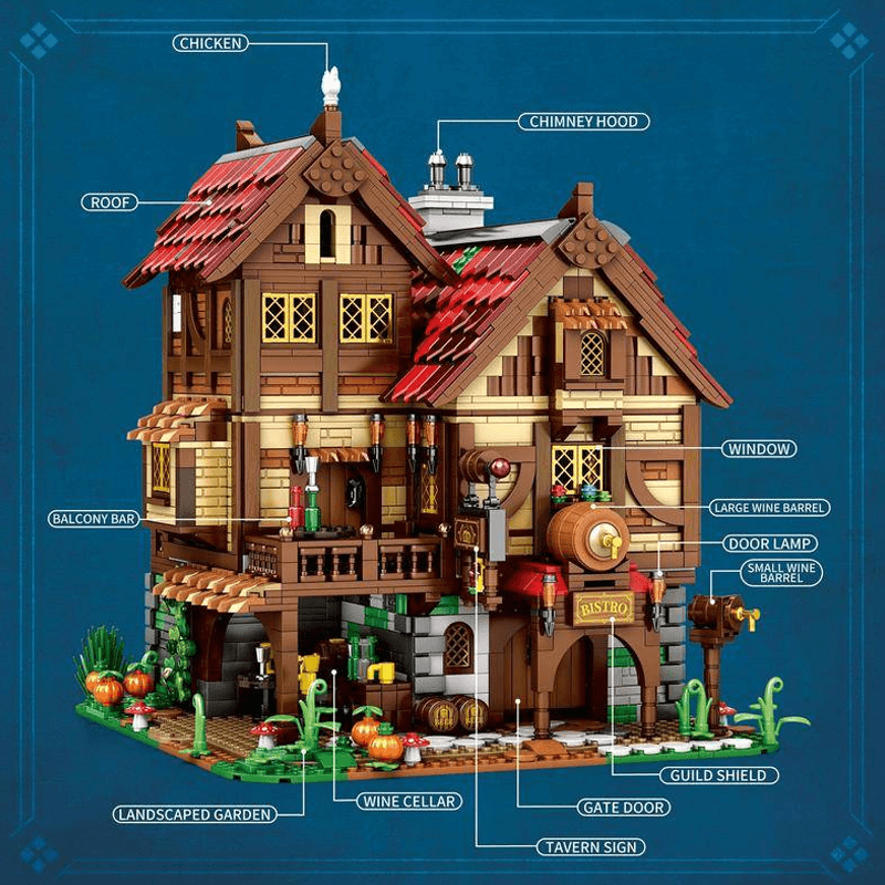 Medieval Bistro And Tavern 2830pcs