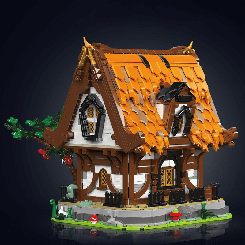 Medieval Wooden Cabin 2191pcs