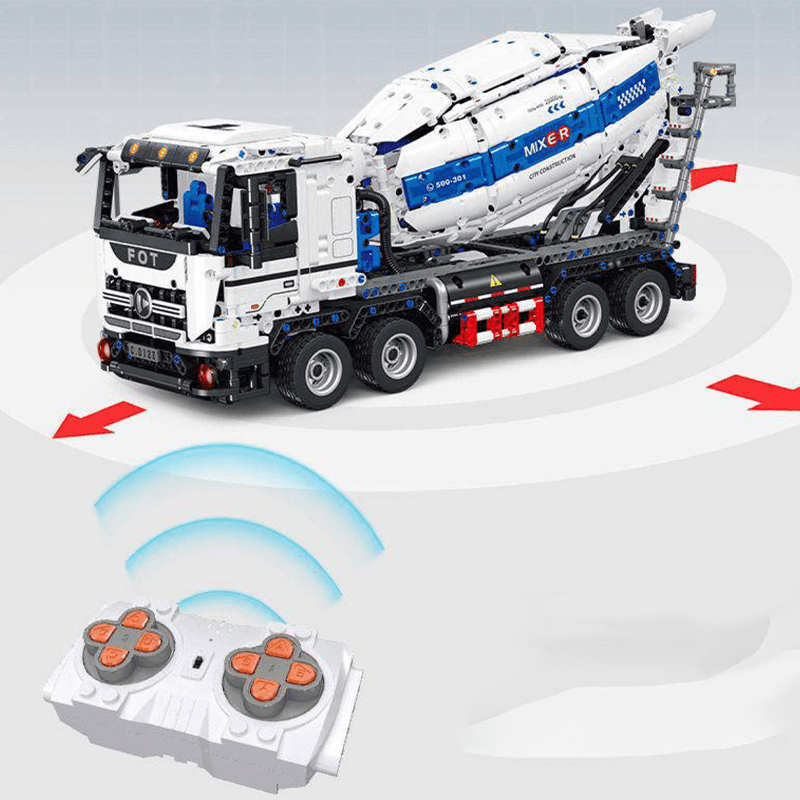 Remote Controlled Cement Truck 2431pcs