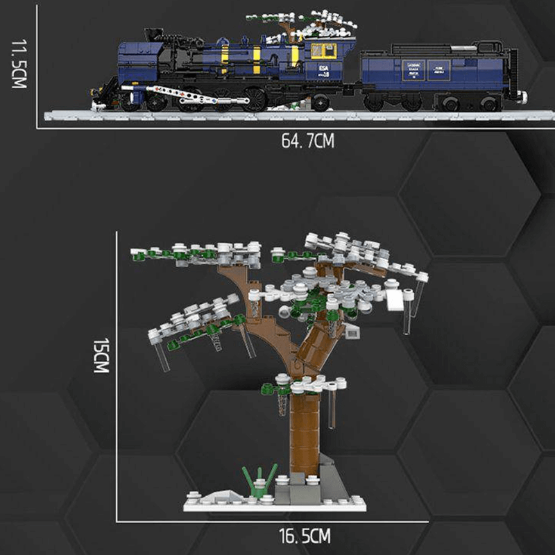 Oriental Steam Train 1051pcs