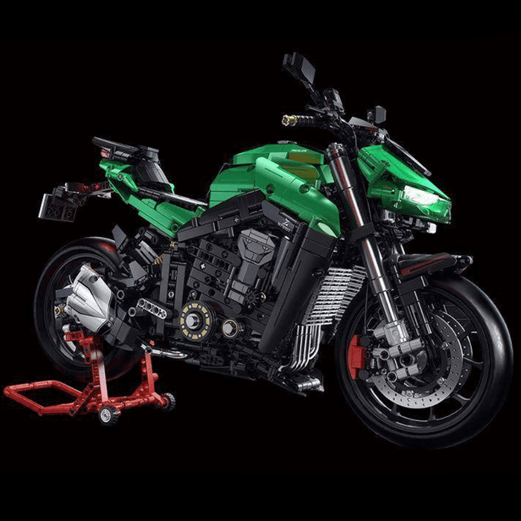 Green Samurai Motorcycle 2088pcs