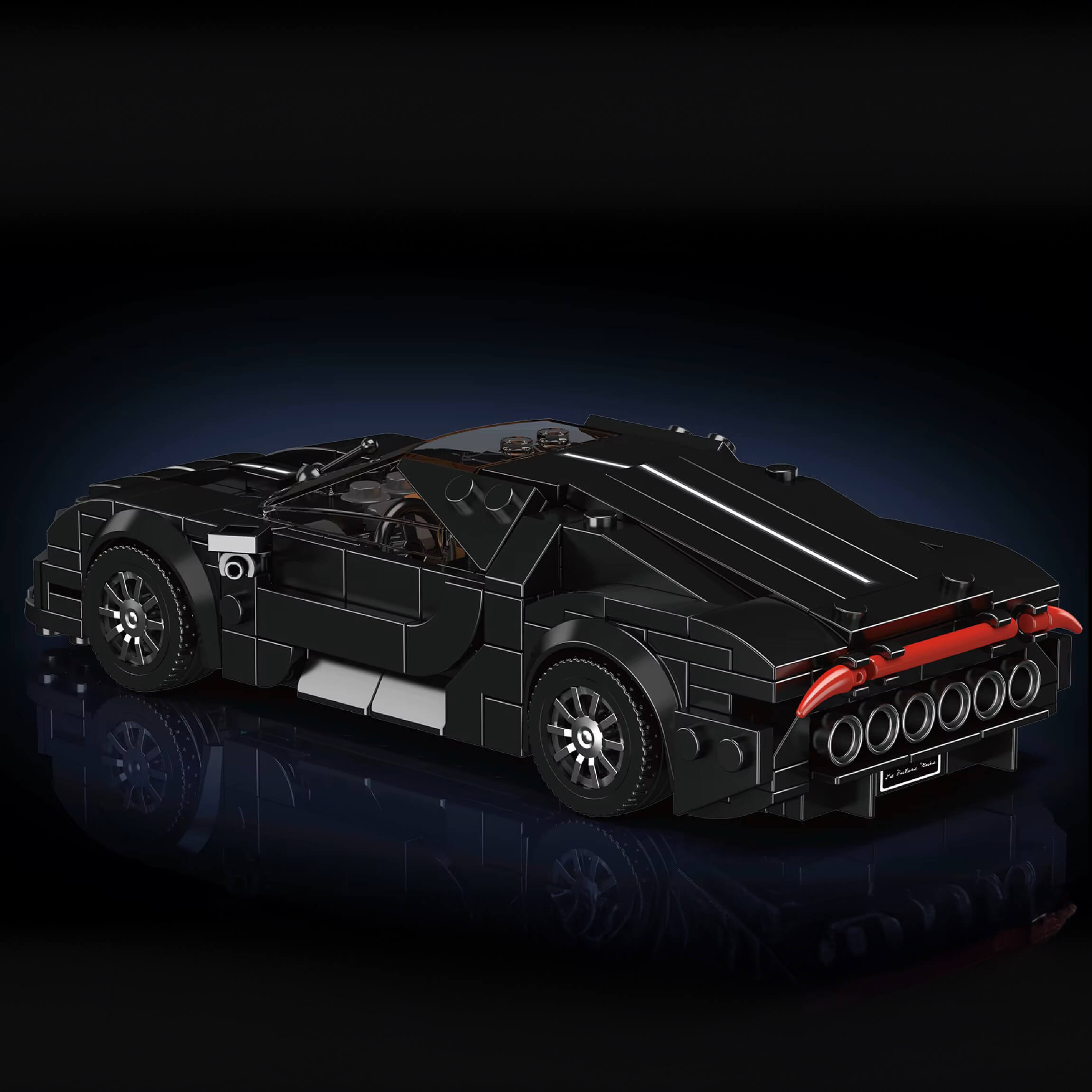The Black Mamba Hypercar 410pcs