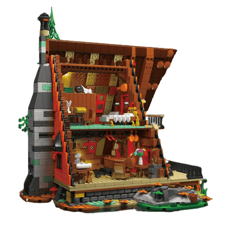 Wooden Cabin In The Woods 3397pcs