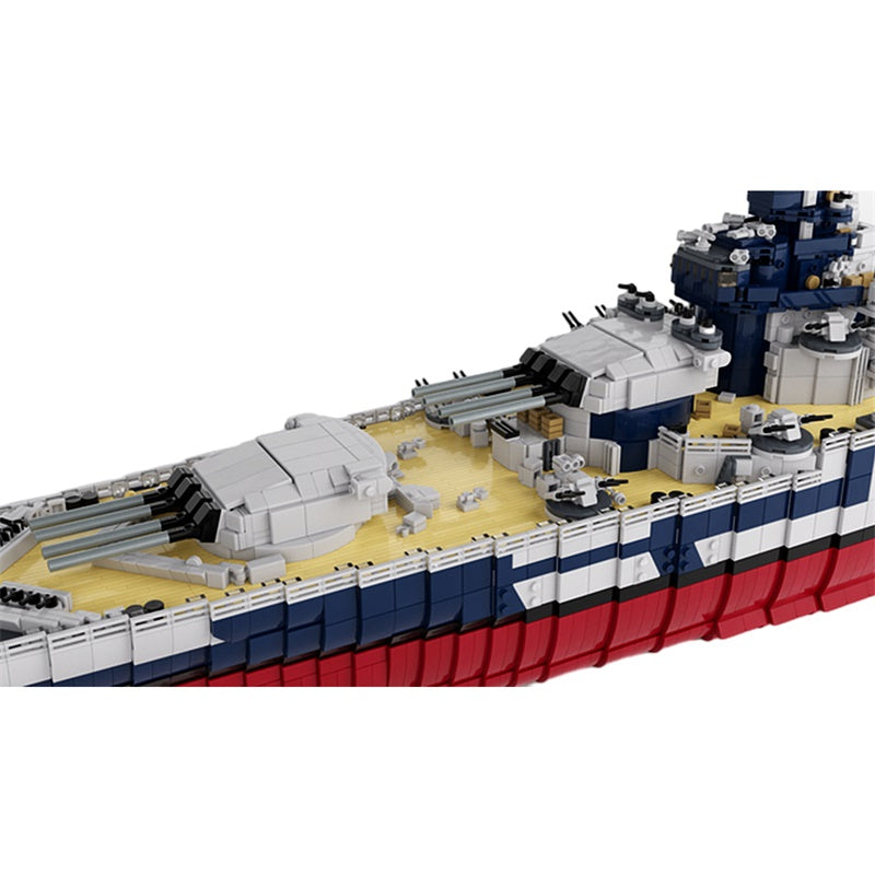 French Battleship Richelieu 10803pcs