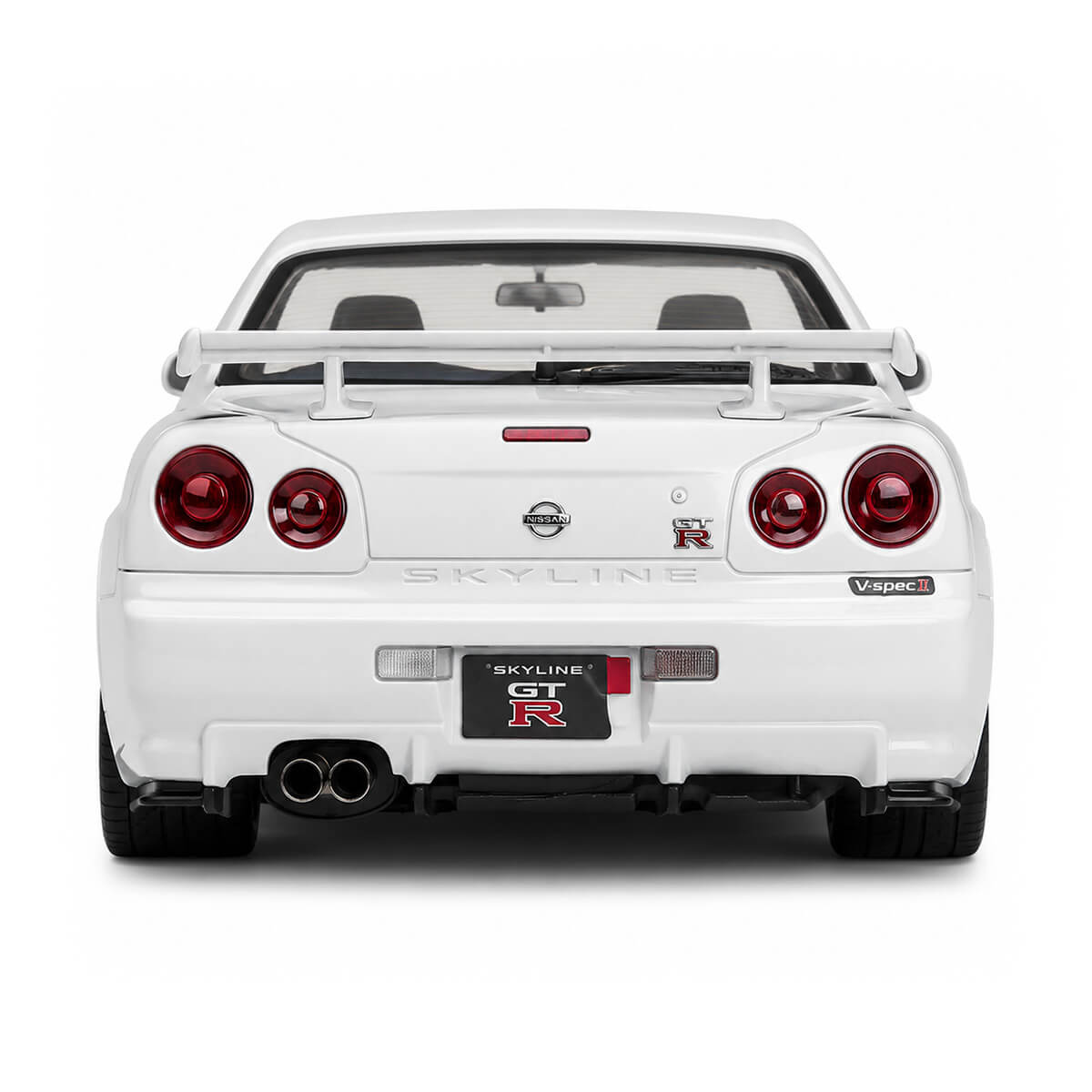 White Pearl Nissan Skyline GT-R R34 1:32 Scale - Construction Set