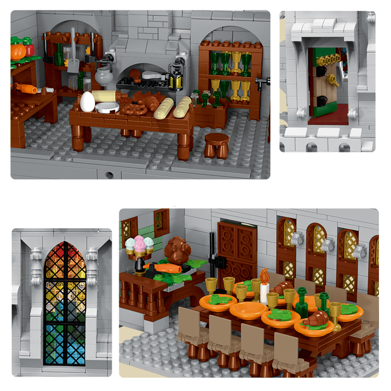 European Medieval Castle 8602pcs