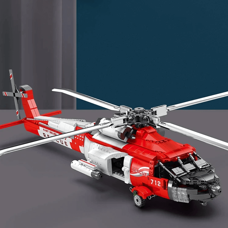 HH-60J Search And Rescue Aircraft 1136pcs