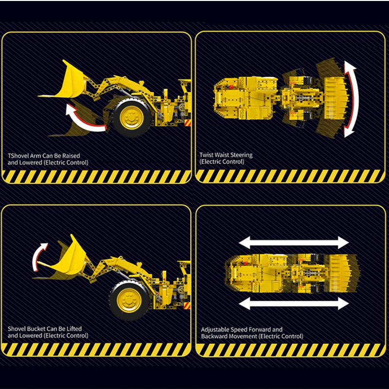 Remote Controlled Mine Loader 1395pcs