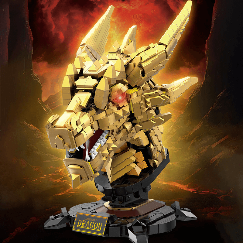 Gold Edition Dragon Head 2571pcs