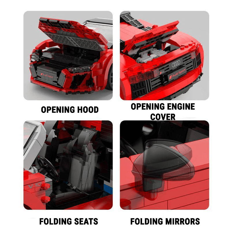 Audi R8 Spyder 1439pcs