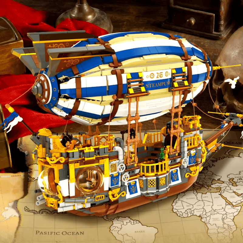 SteamPunk Airship 3271pcs