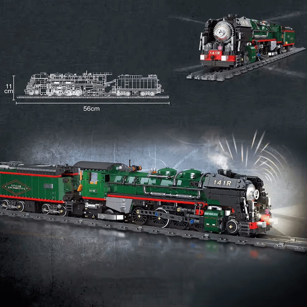 The 141 R French Steam Locomotive 1781pcs