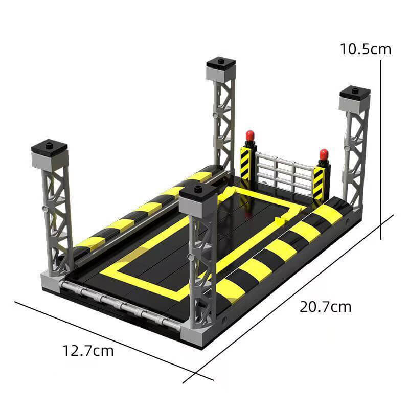 Modular 1:18 Scale Car Park 190pcs