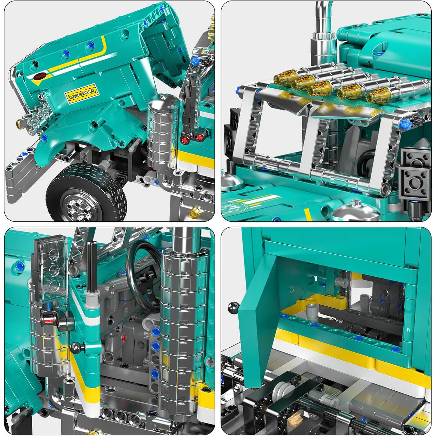 Remote Controlled American Truck 2063pcs