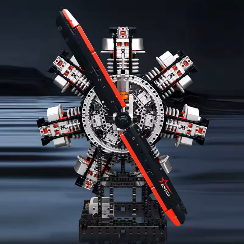 The Ultimate Radial Aircraft Engine 3088pcs