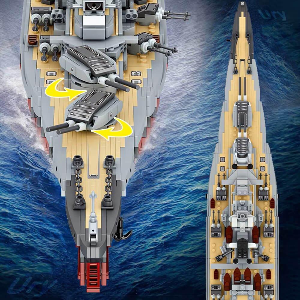 Queen Elizabeth-Class Battleship 2276pcs