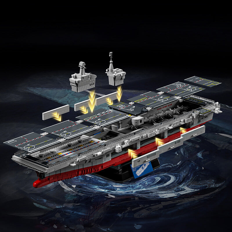 Type 076 Amphibious Assault Ship 4525pcs