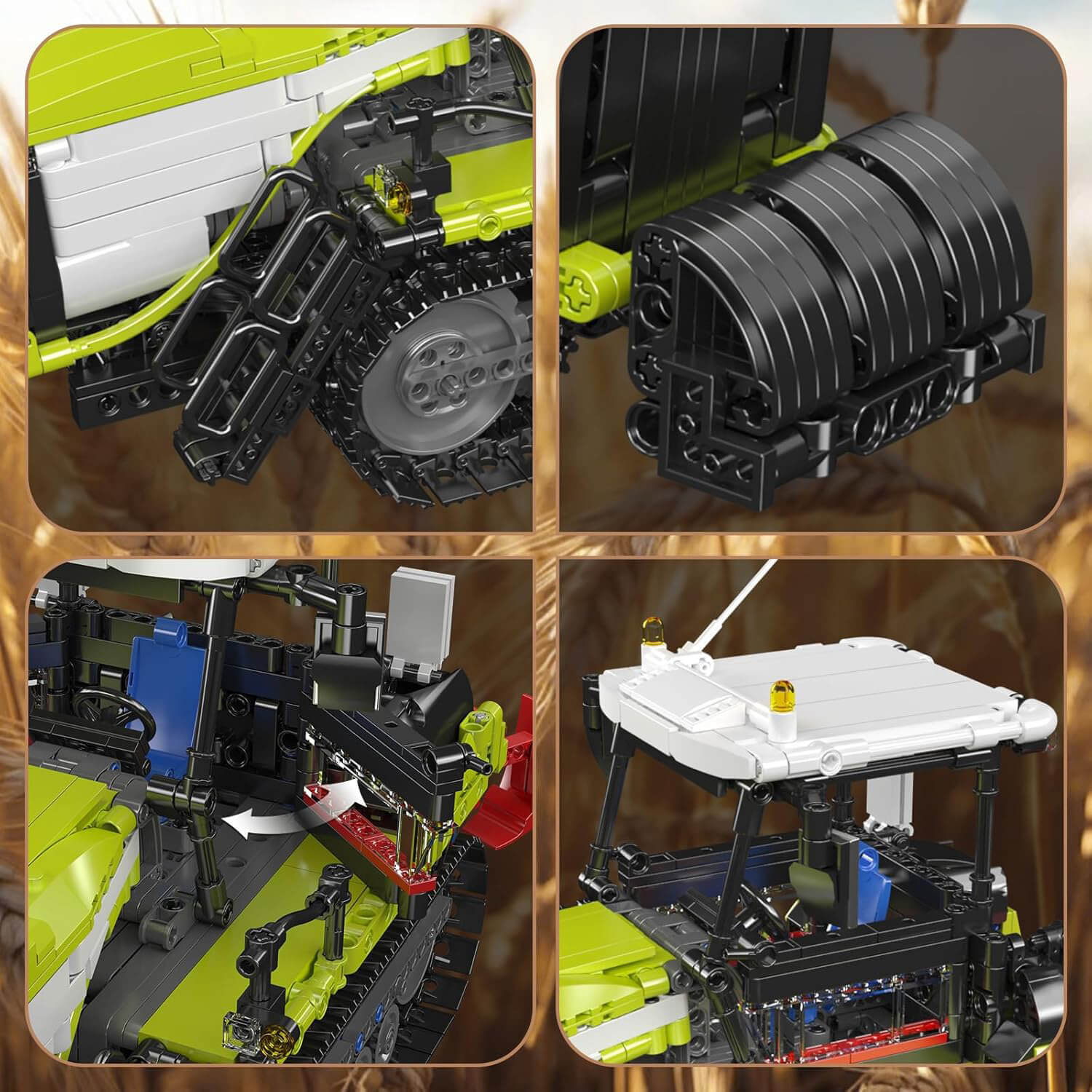 Remote Controlled Crawler Tractor 1356cs
