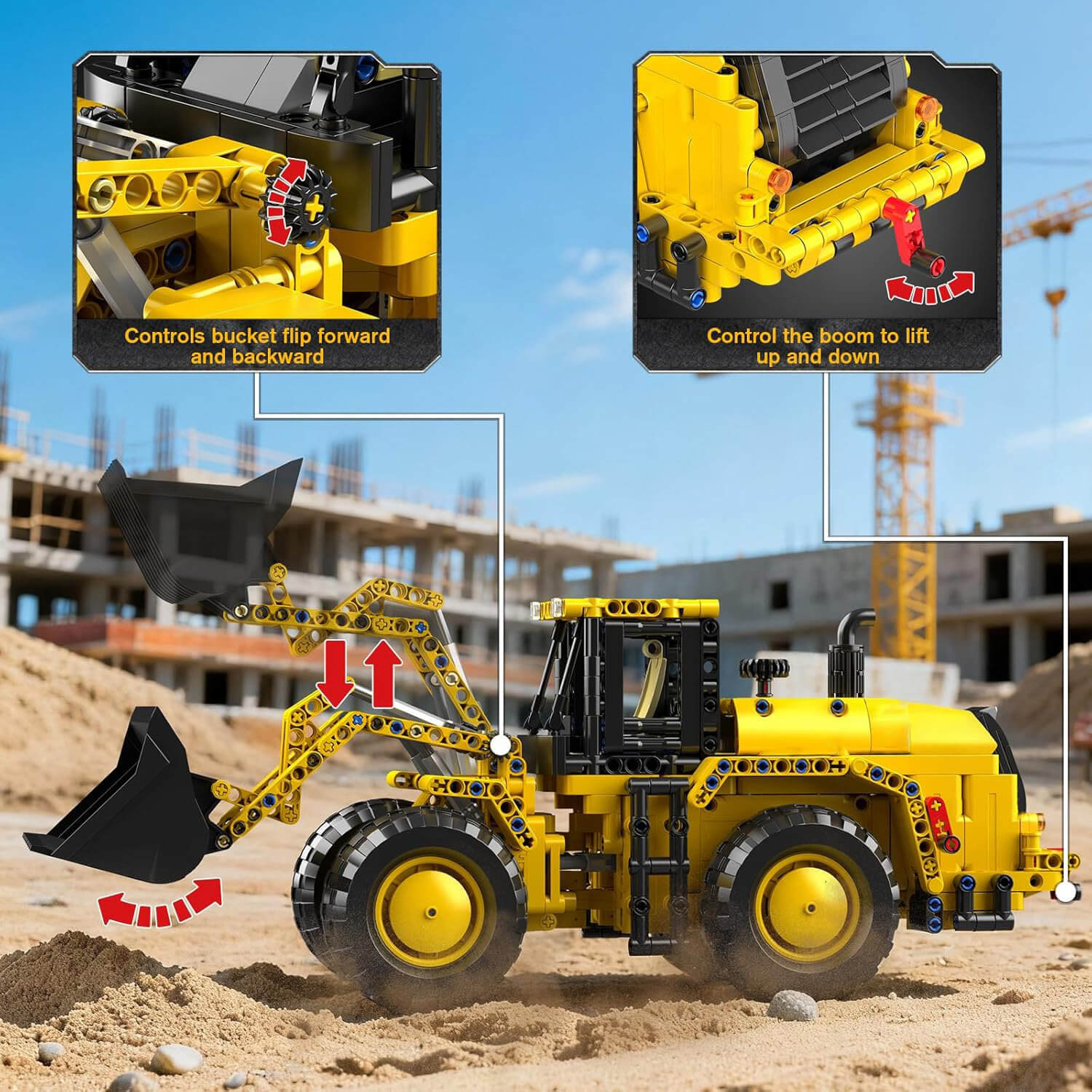 Heavy Construction Loader 909pcs