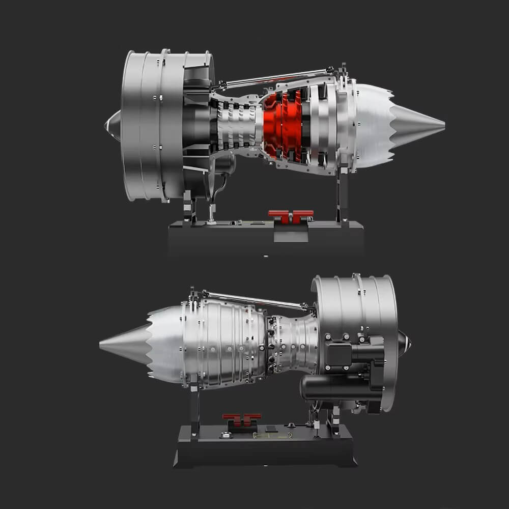Aircraft Turbofan Engine - Metal Construction Set