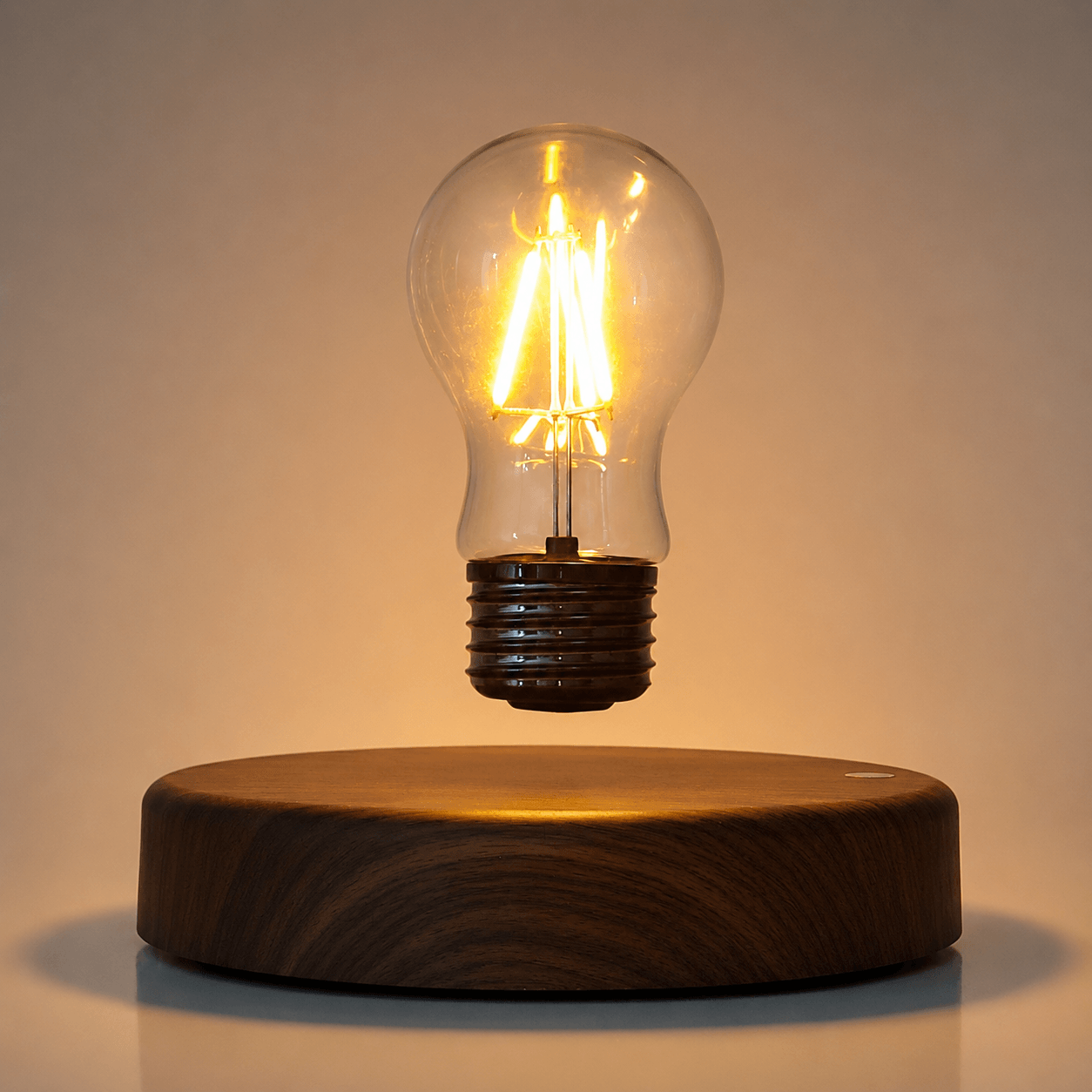 The Levitating Edison Lamp