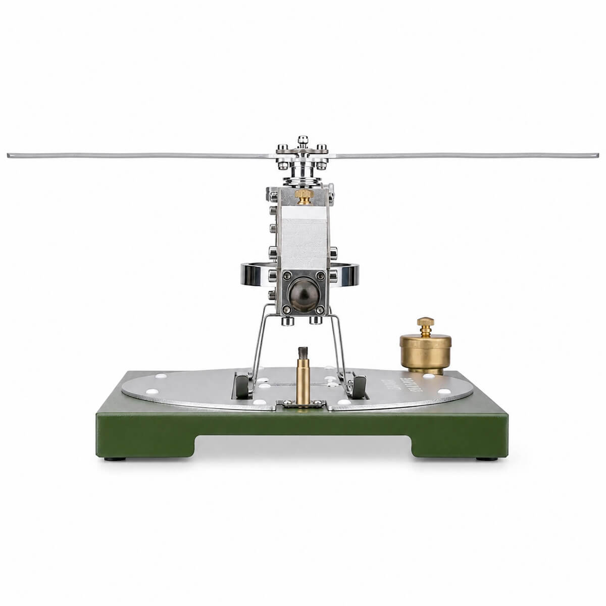 Mechanical Stirling Helicopter - Metal Construction Set