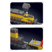 EMD SD40 Freight Train With Crane 1169pcs