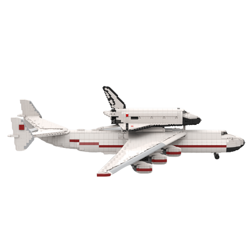 1:110 Buran with Antonov AN-225 Carrierplane 4176pcs