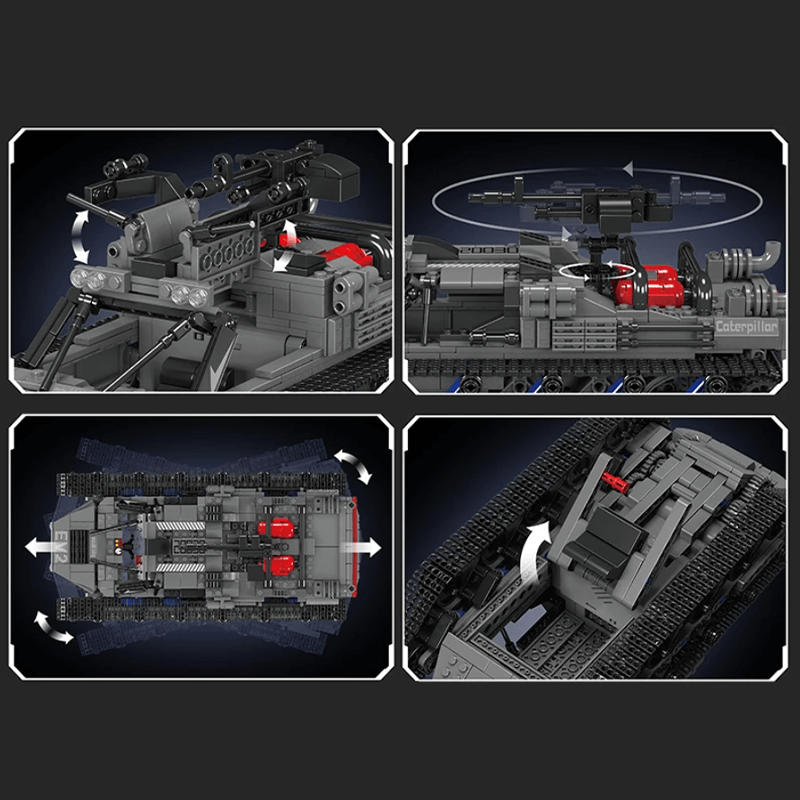 All Terrain Military Tank EV2 1045pcs