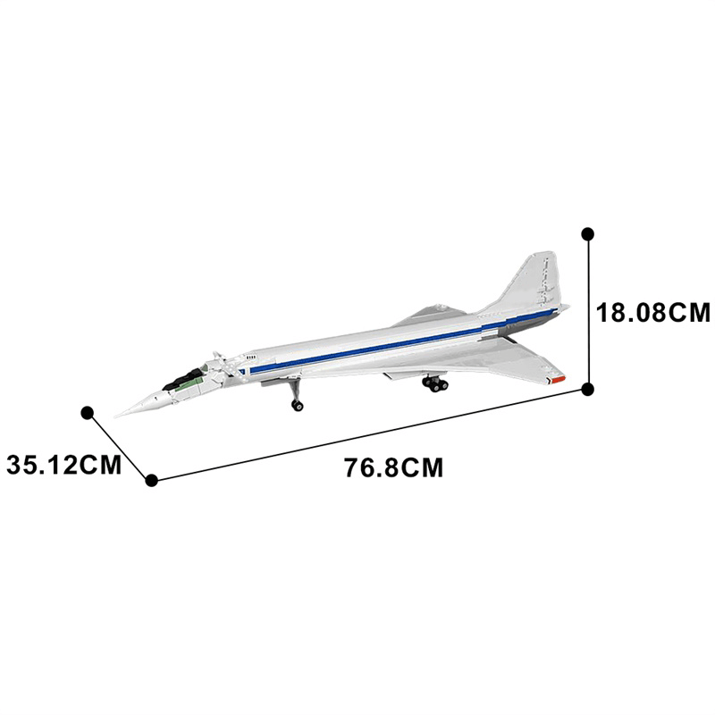 Tupolev Tu-144D 1845pcs