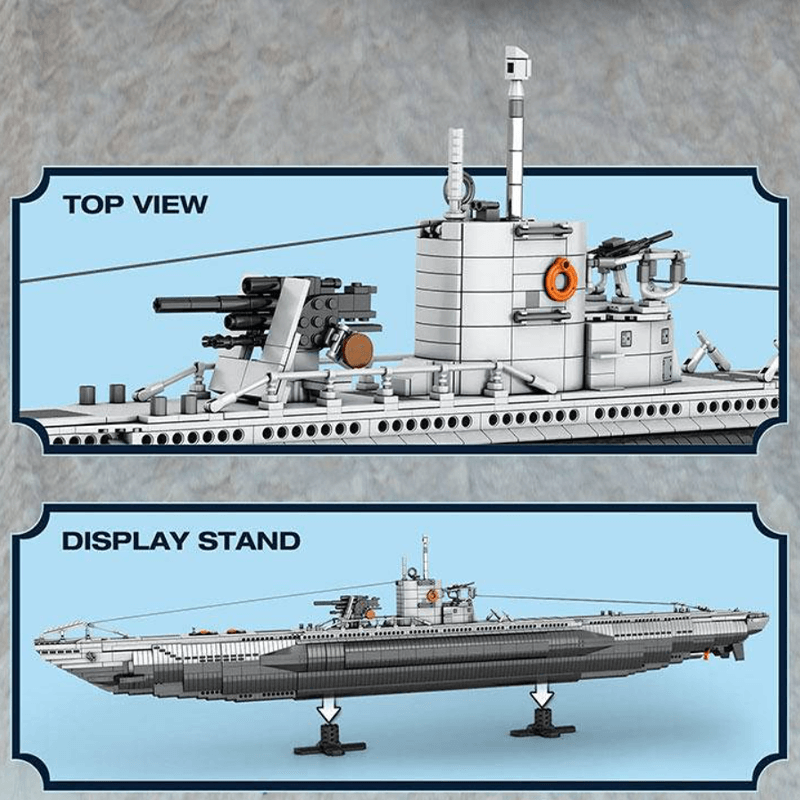 German U Boat 3986pcs