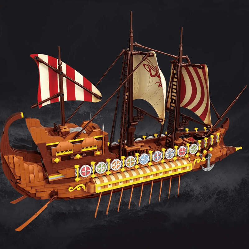 Ancient Viking Warship 2072pcs