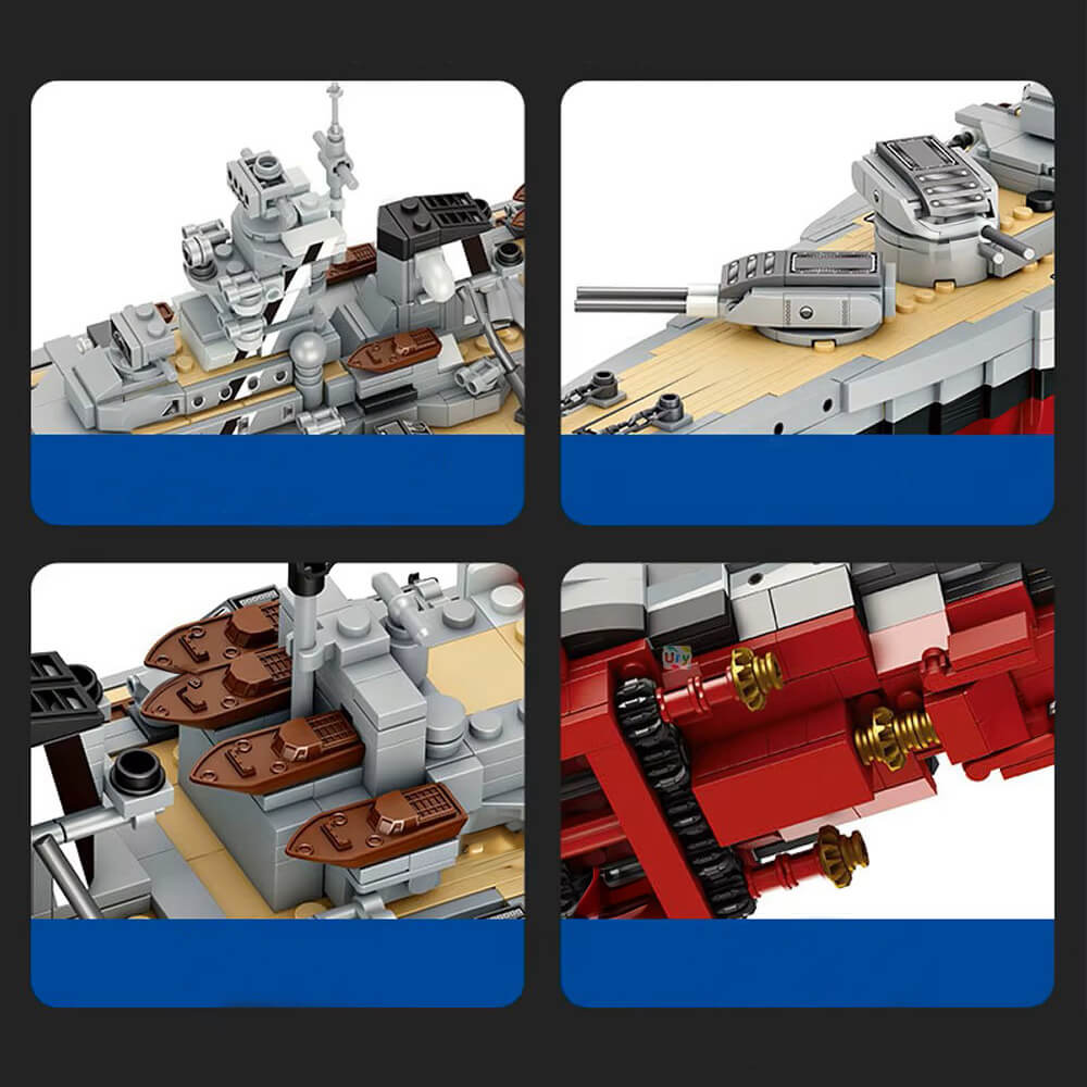Queen Elizabeth-Class Battleship 2276pcs