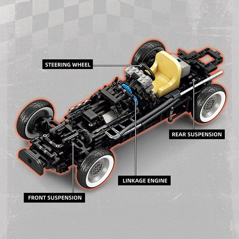 1950s Italian Grand Prix Racer 1808pcs