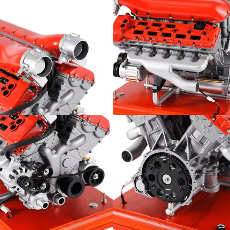 洋書 The V12 Engine The Ultimate Italian V12 Engine - Metal Construction Set