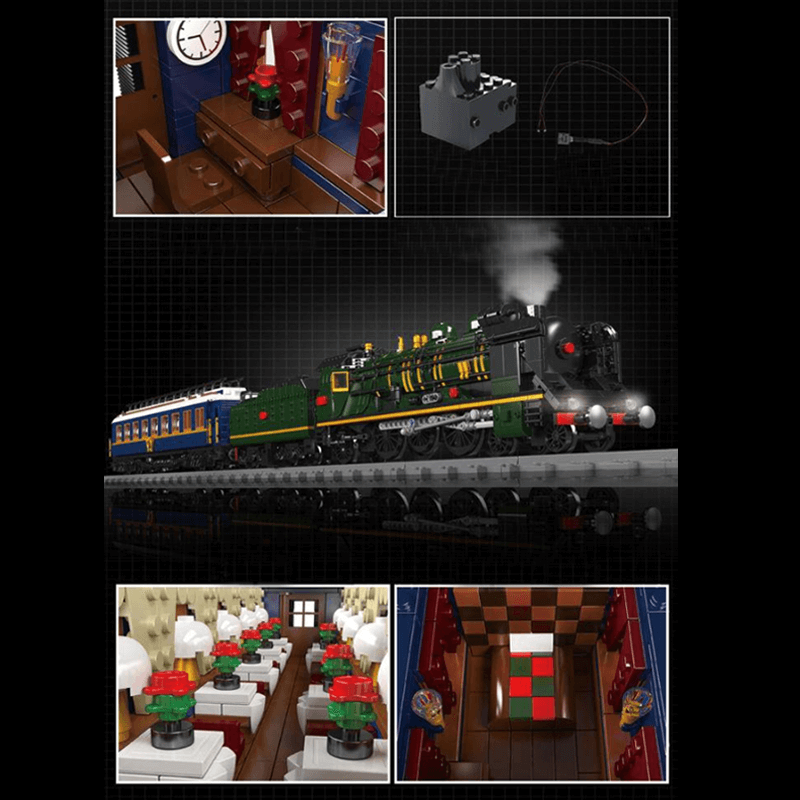 Orient Express Locomotive 3897pcs