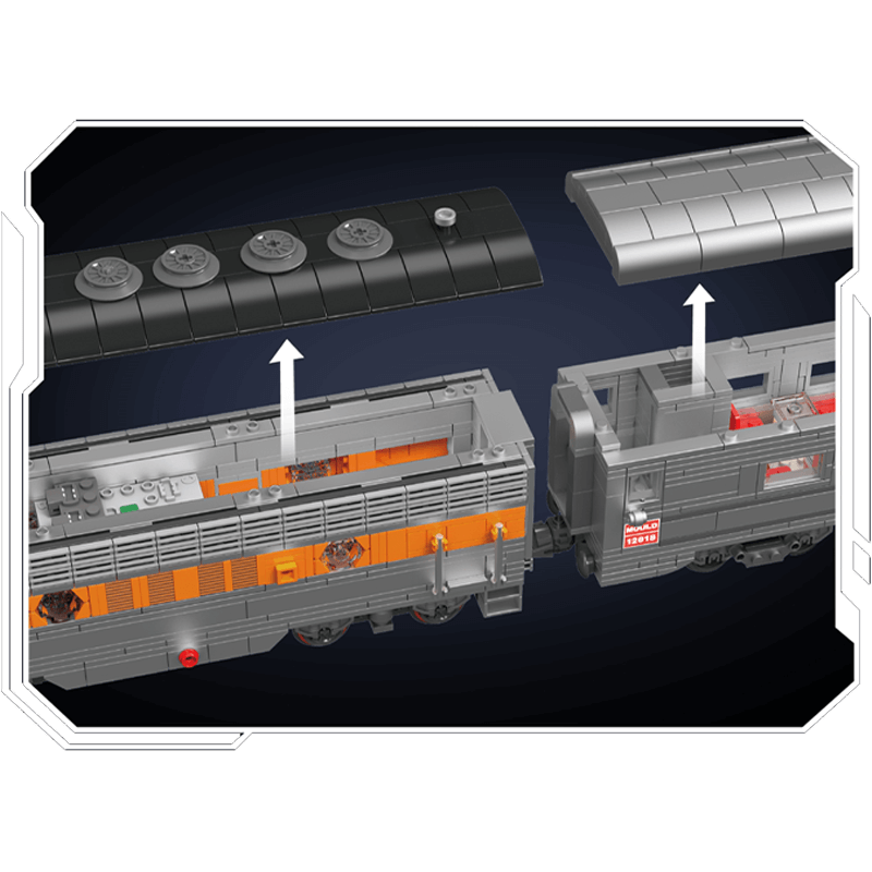 EMD F7 LOCOMOTIVE 1540PCS