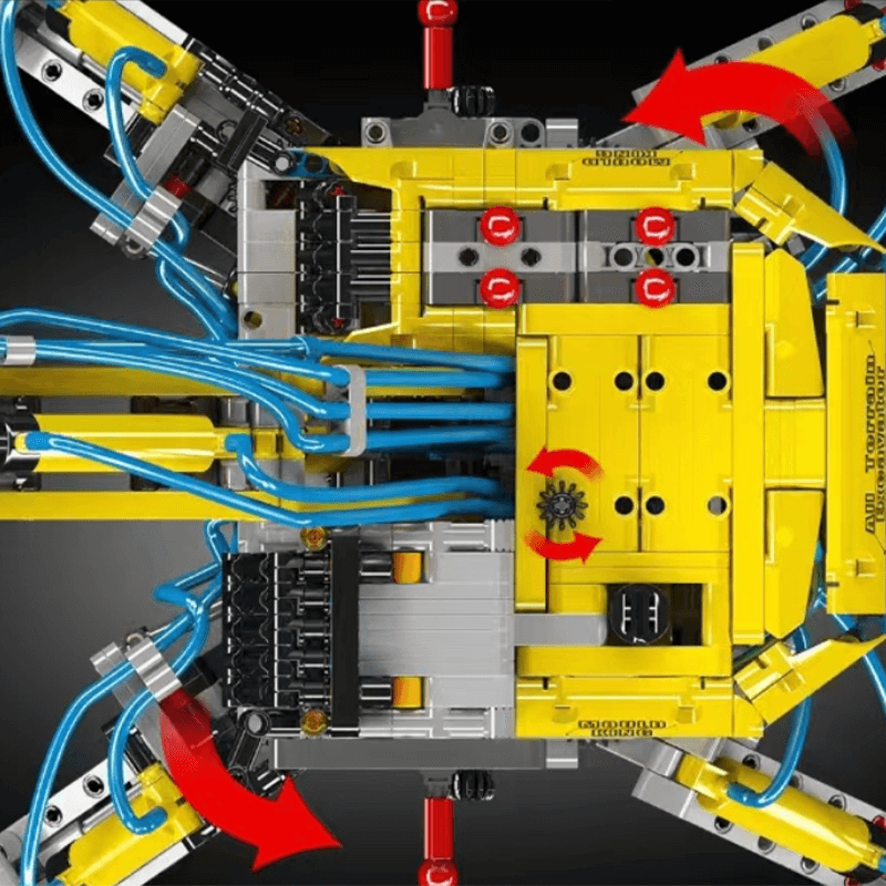 Pneumatic All-Terrain Excavator 1391pcs