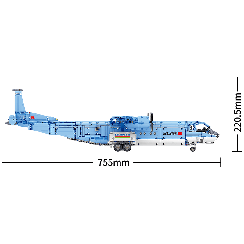 Y9 Transport Aircraft 1855pcs