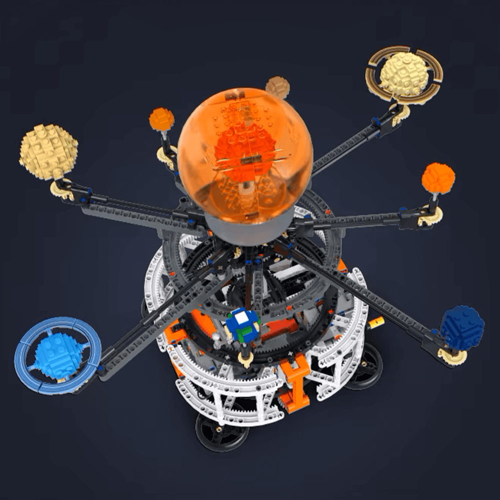 Motorised Rotating Solar System 1281pcs